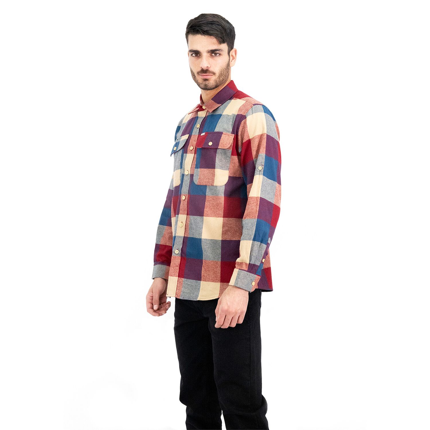 Camisa Quebec Roble Beige image number 2.0