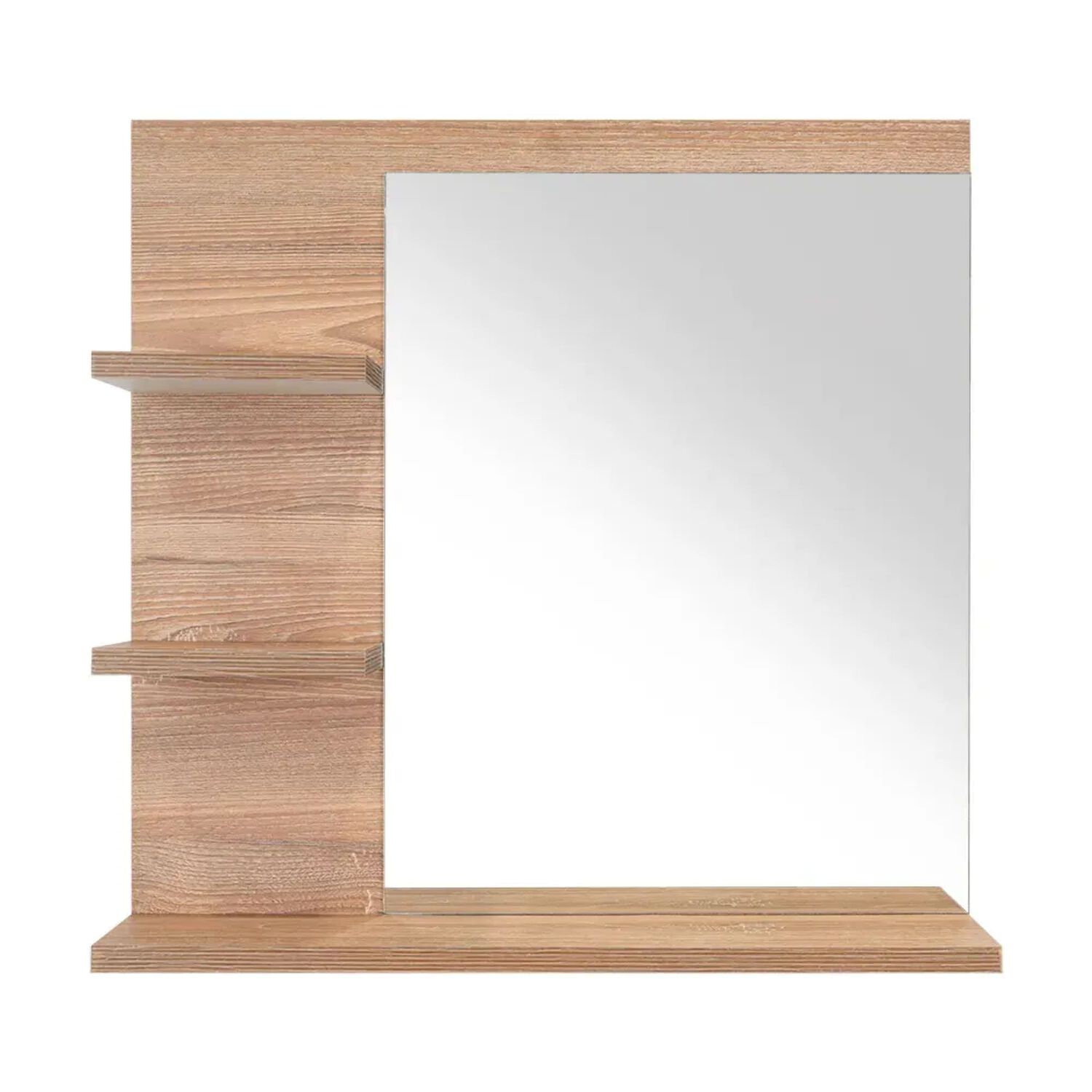 Botiquin 50x50x11,5 Cm Con Espejo Caf&eacute; Claro image number 0.0