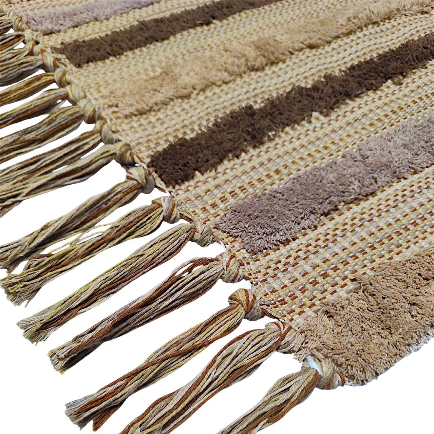 Bajada De Cama Bordada Kilim De Estilo Etnico 60x90cm Md76 image number 4.0