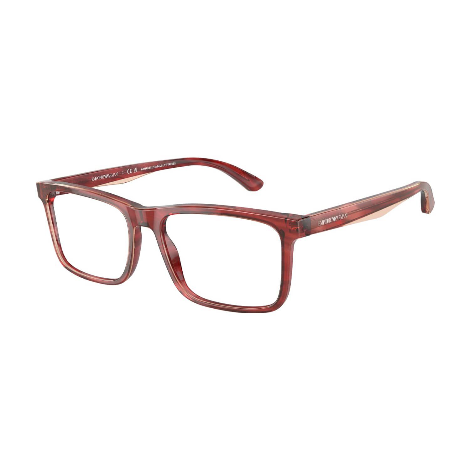Lentes &Oacute;pticos Purple/reddish Polished Emporio Armani image number 1.0