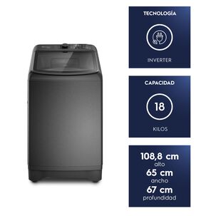 Lavadora Autom&aacute;tica 18kg Carga Superior Inverter Emtl18io Onix