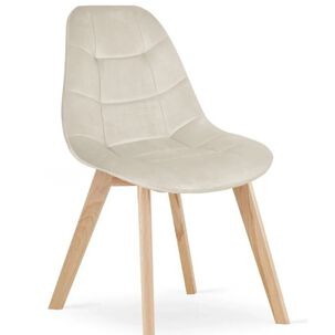 Pack 6 Sillas Capitonne Velvet Beige