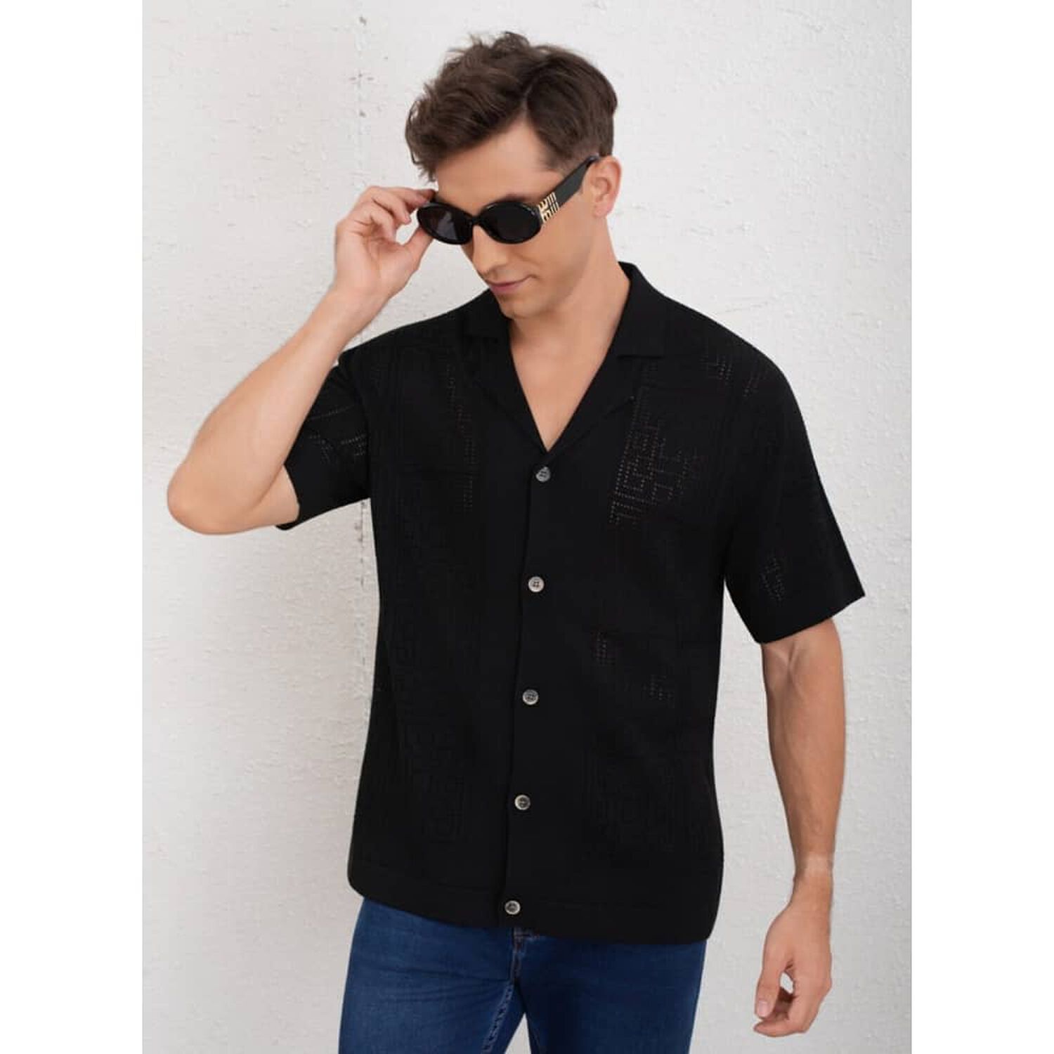 Camisa Tejida Hombre Alaska image number 0.0