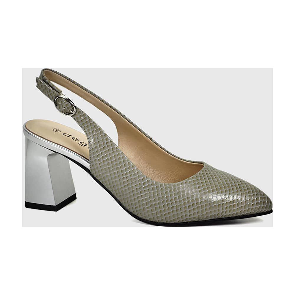 Zapato Cuero Glannis Gris image number 1.0