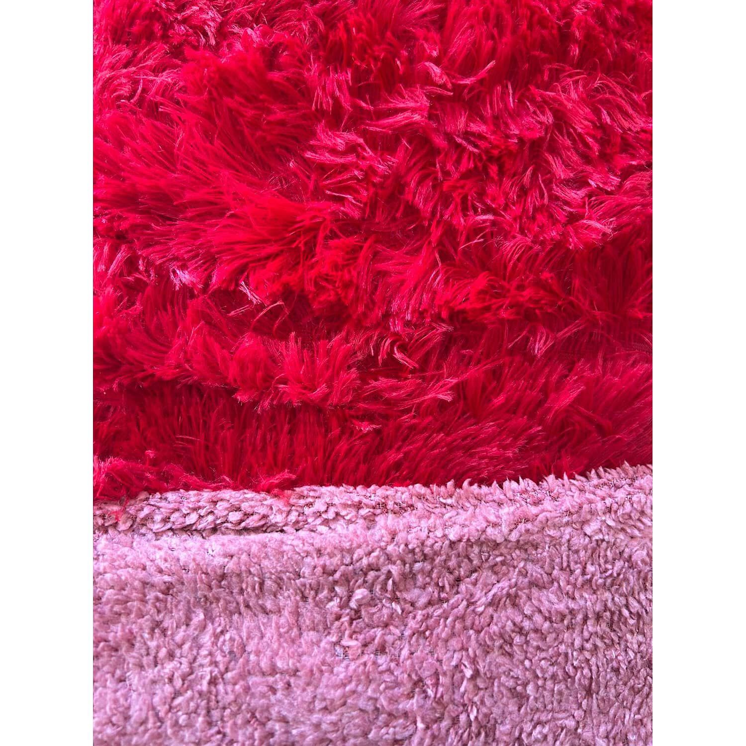Cubrecama Peludo 2 Plazas - Rojo image number 2.0
