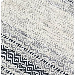 Alfombra Kilim Peque&ntilde;a Gris Claro
