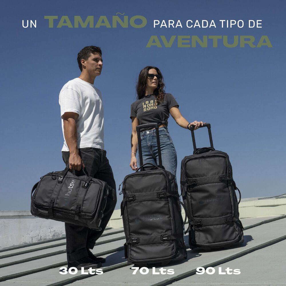 Maleta Bolso Trolly Expedition Duffel 90lts Black image number 3.0