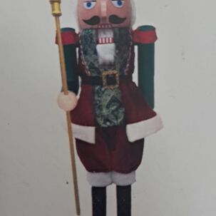 Cascanueces Musical Gigante Soldado 85cm Luces Y Movimiento