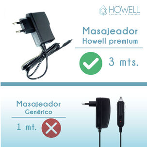 Masajeador De Cuello Espalda Howell Cervical V4 Celeste