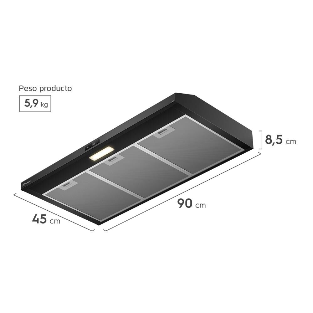Campana Electrolux De9tb image number 3.0