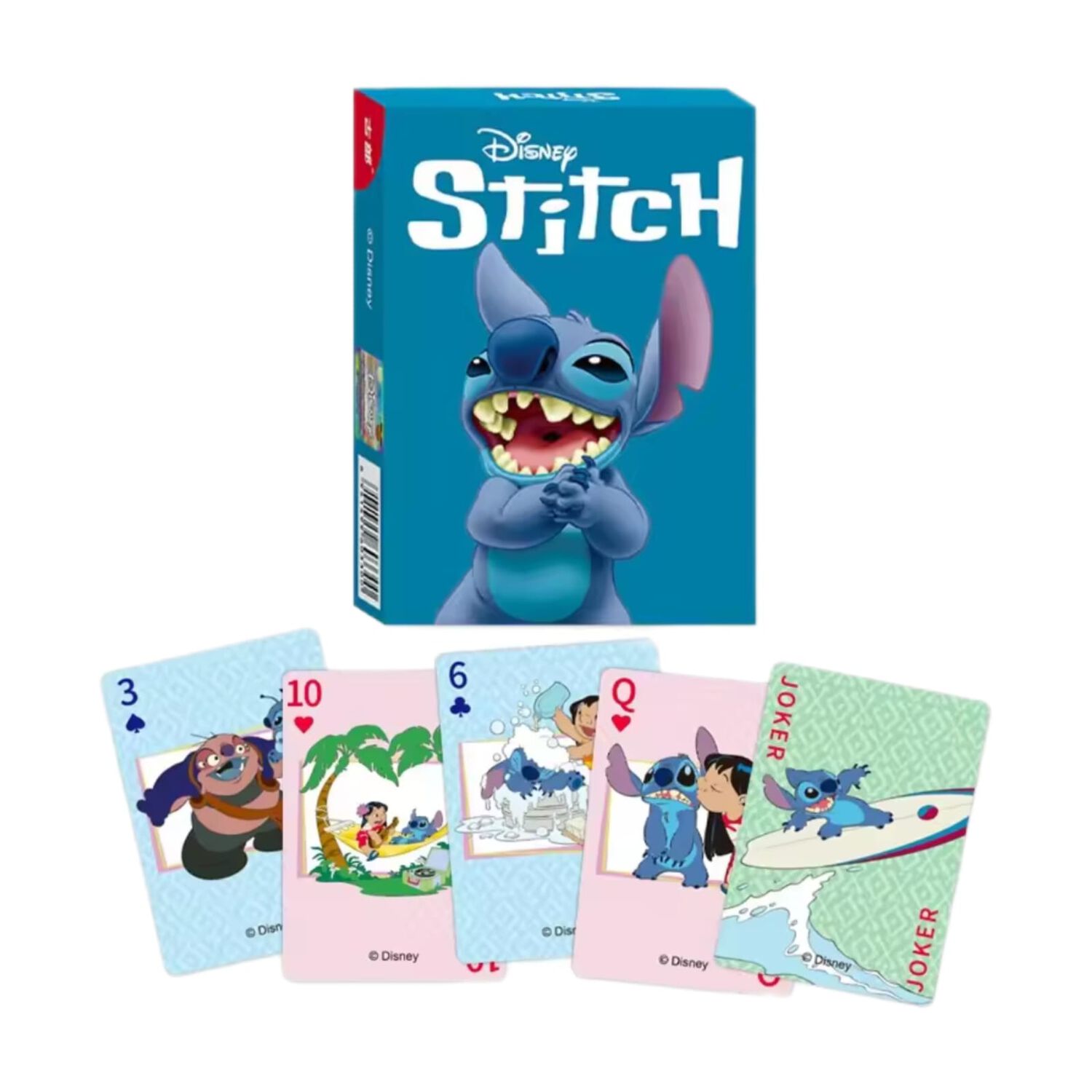 Cartas De P&oacute;ker Naipe Cartas Ingl&eacute;s Lilo & Stitch image number 0.0