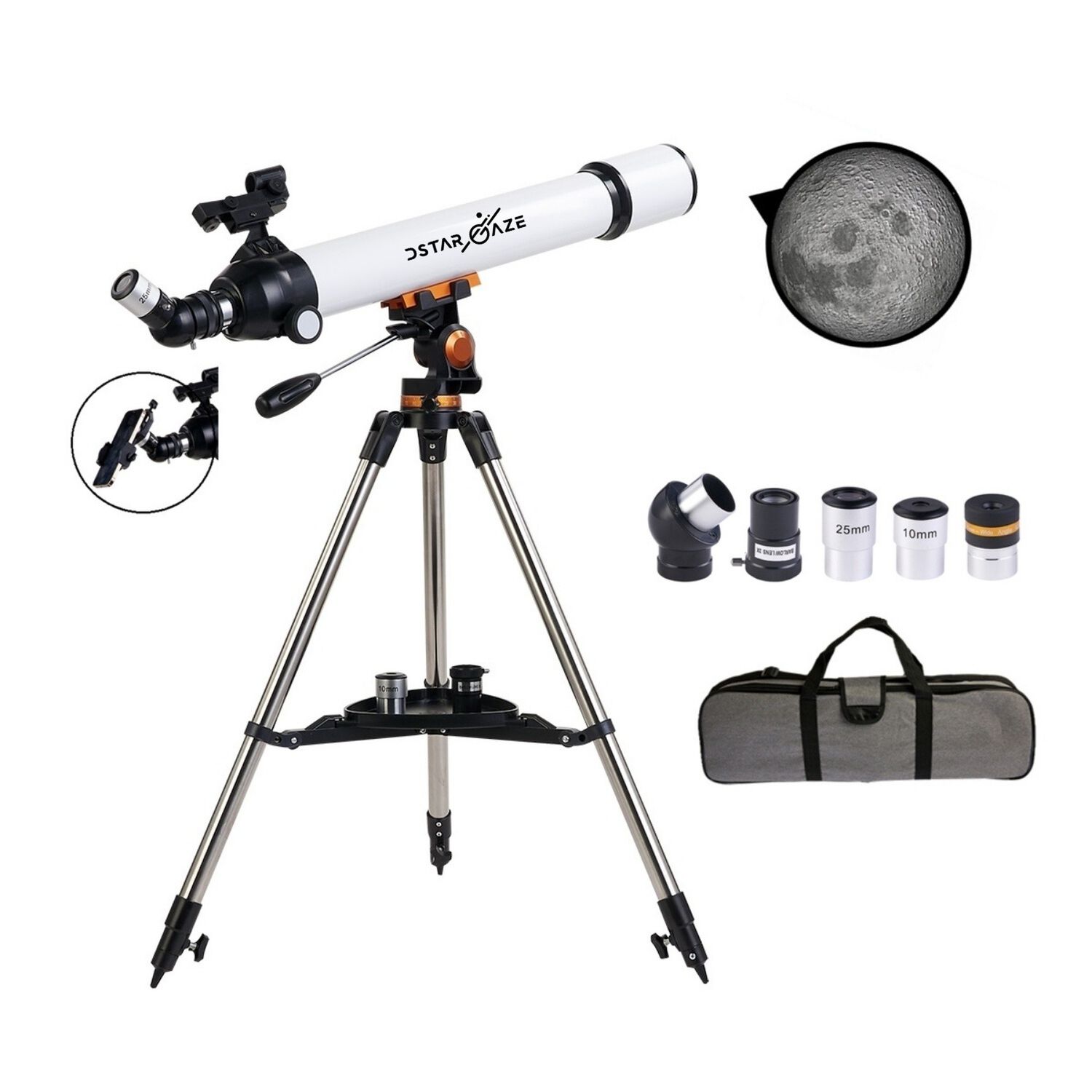 Telescopio Astron&oacute;mico Profesional Monocular 70070m image number 0.0