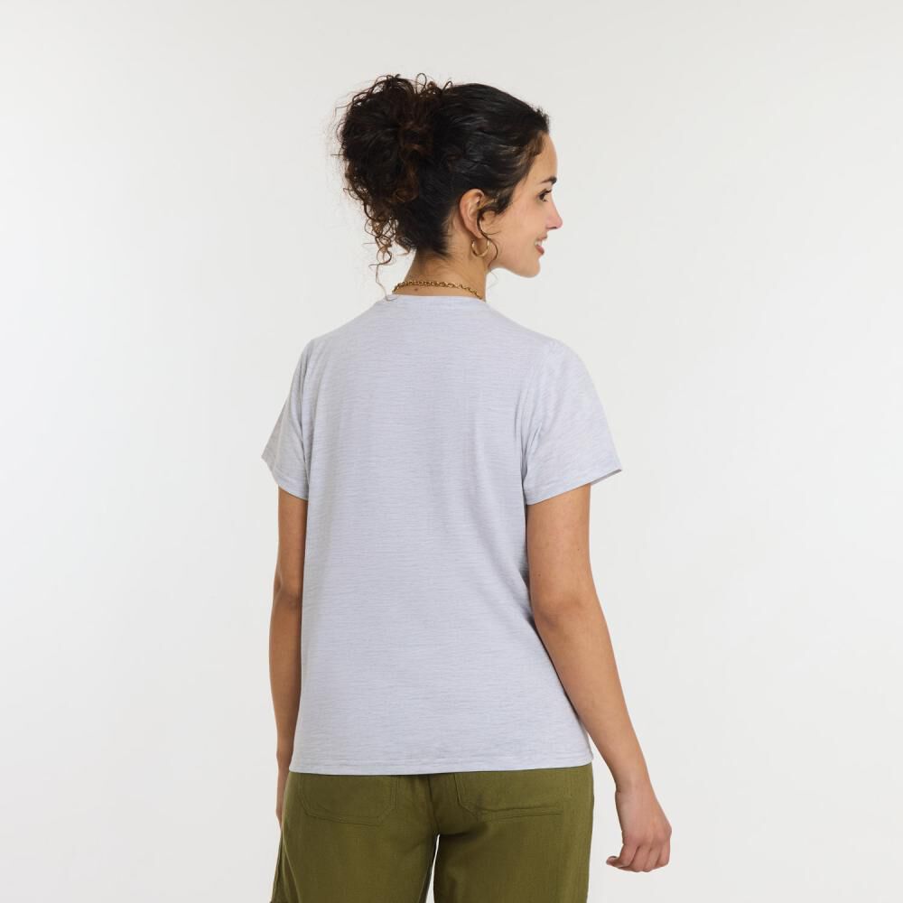 Polera Print Animales Manga Corta Cuello Redondo Mujer Freedom image number 3.0