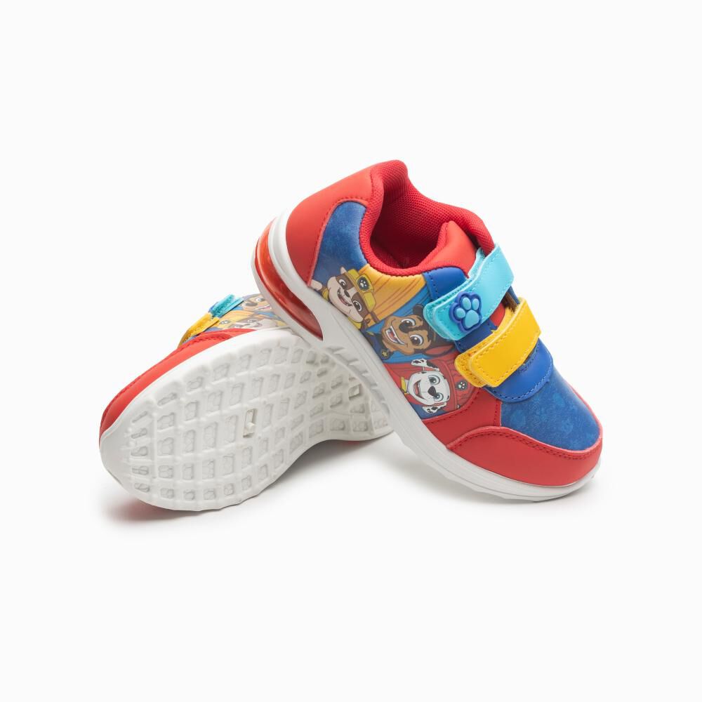 Zapatilla Infantil Con Luces Niño Paw Patrol Rojo/azul image number 2.0