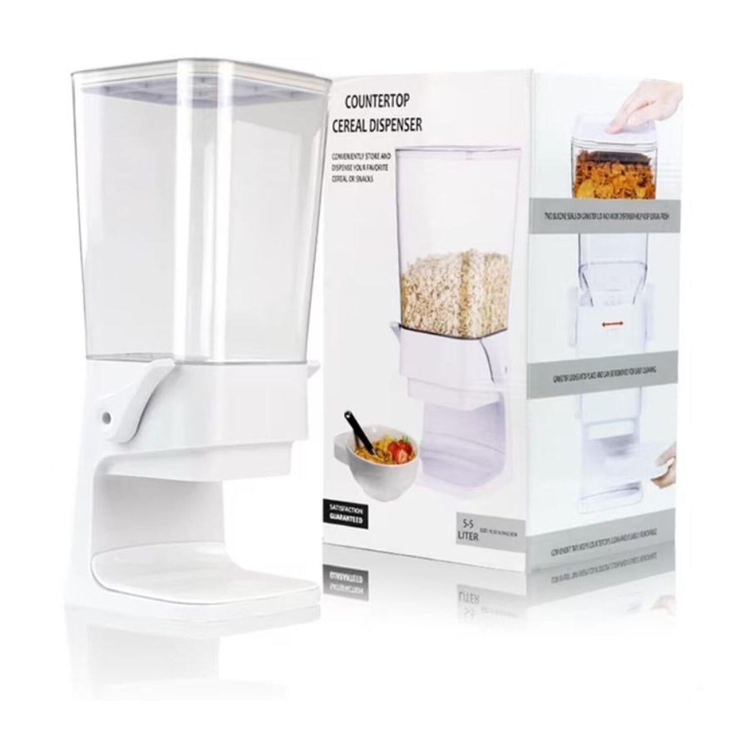 Organizador Dispensador De Alimentos Secos Y Snacks image number 4.0