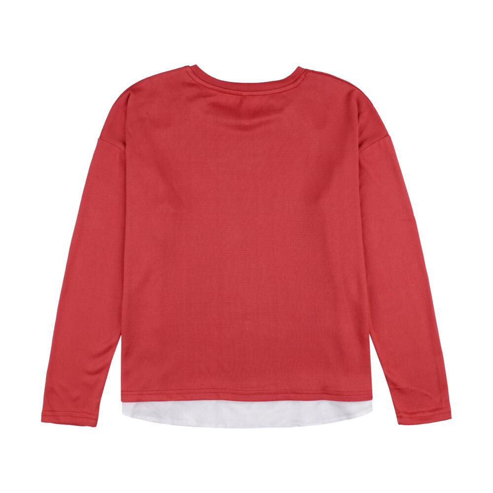 Sweater Liso Aplicación Strass Manga Larga Cuello Redondo Mujer Geeps image number 1.0