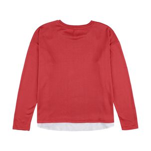Sweater Liso Aplicación Strass Manga Larga Cuello Redondo Mujer Geeps