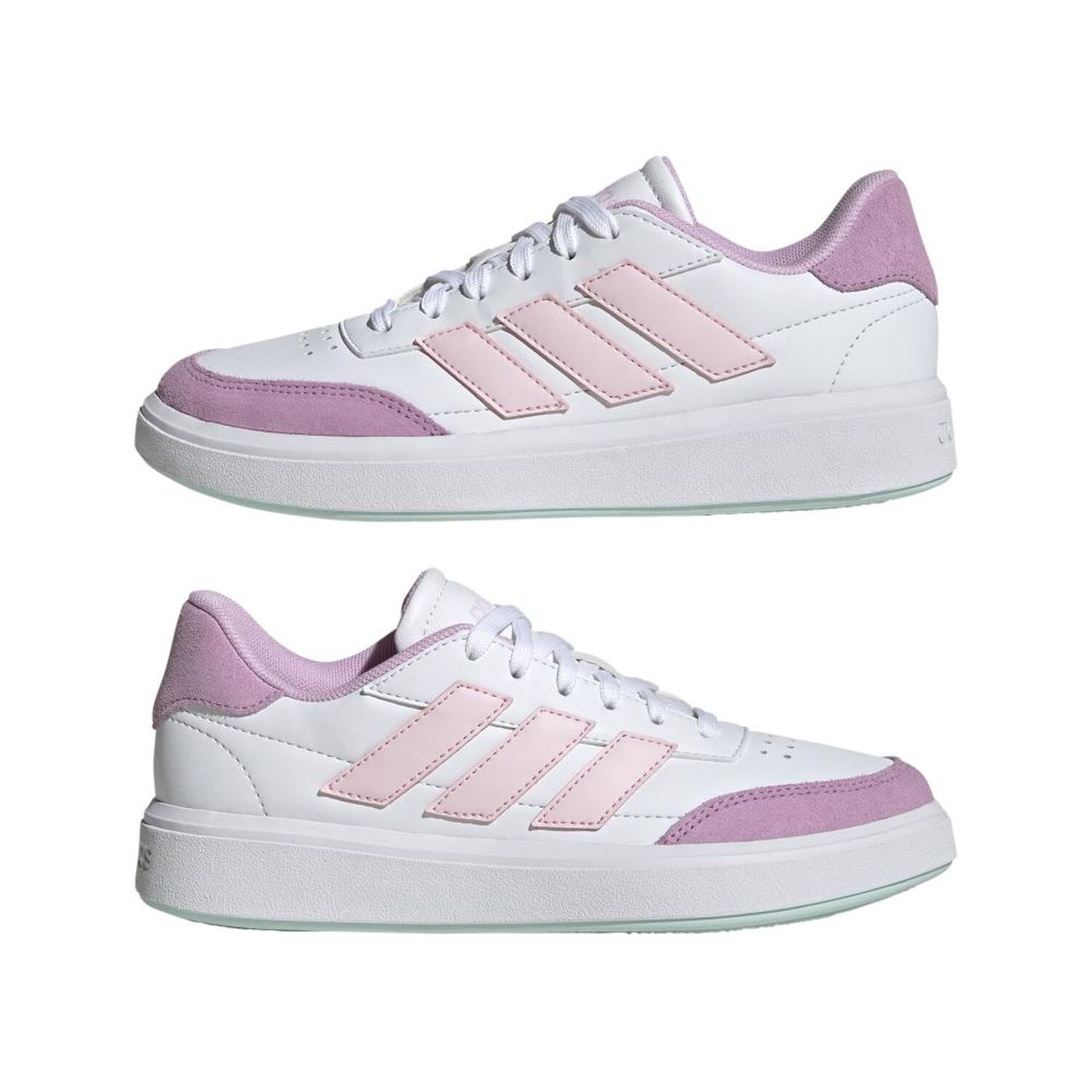 Zapatilla Urbana Ni&ntilde;a Adidas Courtblock J Blanco image number 8.0
