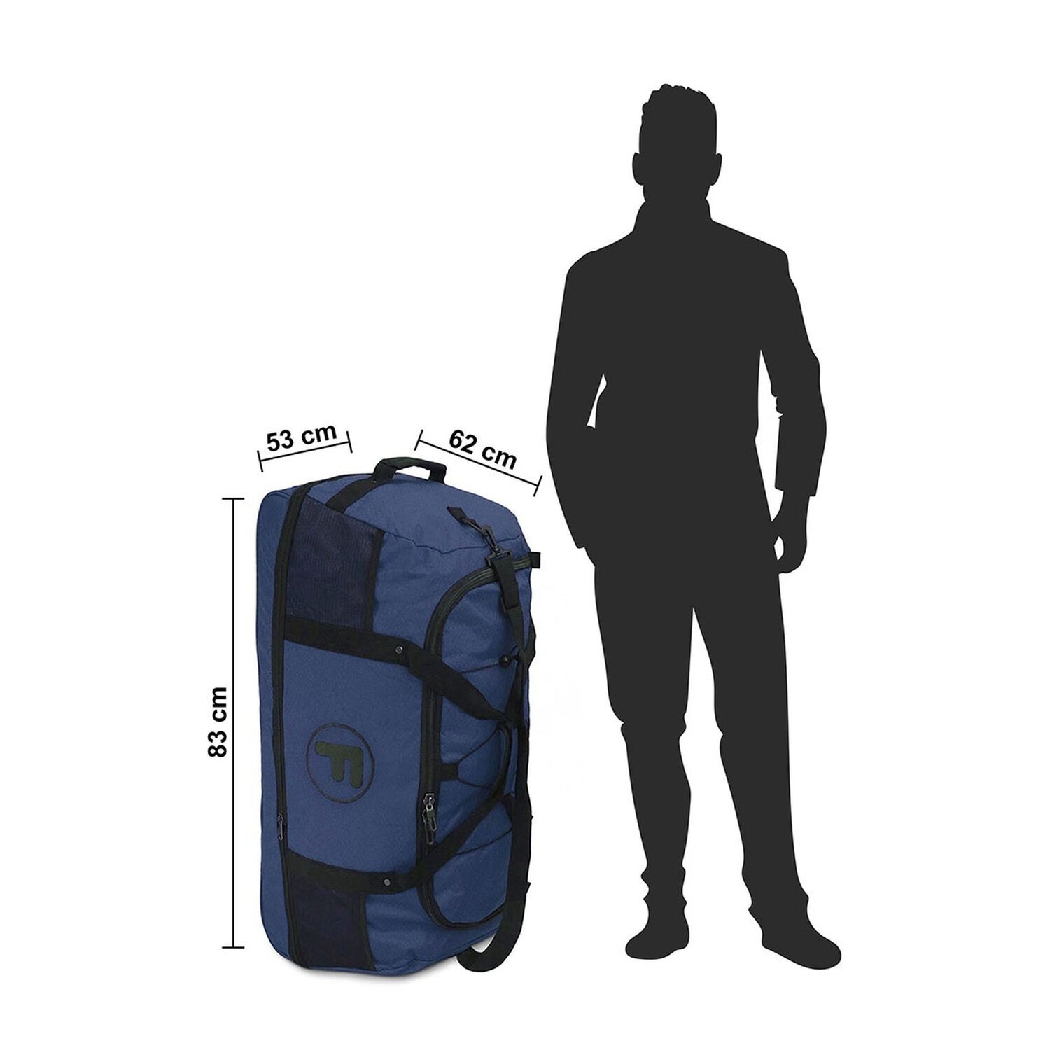 Bolso Goliat Enrollable Azul 130 Ltrs F image number 2.0