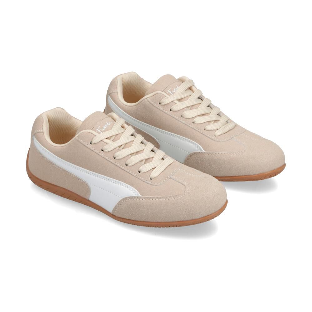 Zapatilla Urbana Mujer Freedom Beige image number 1.0
