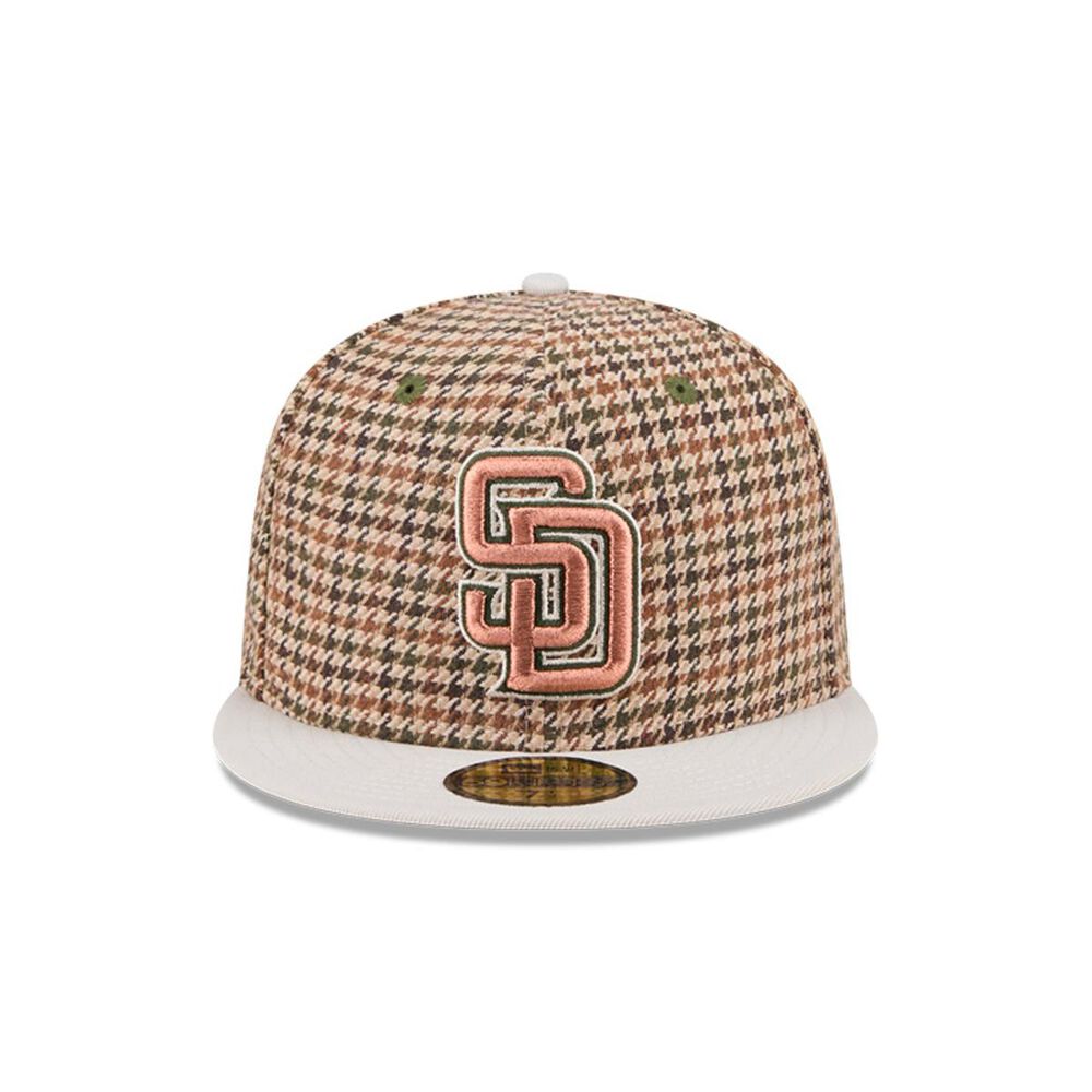 Gorra 59fifty San Diego Padres Mlb Houndstooh Open Brown image number 2.0