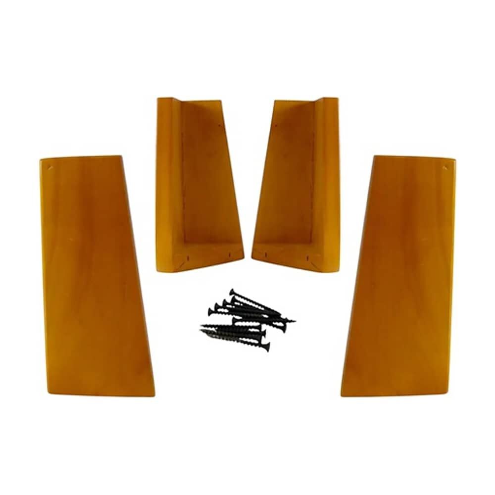 Kit 4 Patas Universales Para Cama Europea - Miel 19.5 Cm image number 0.0