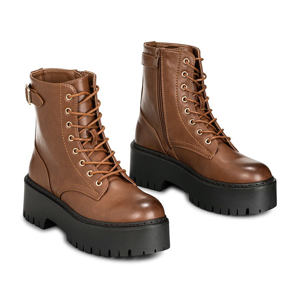 Botin Camel Casual Mujer Weide Czy585 image number 4.0