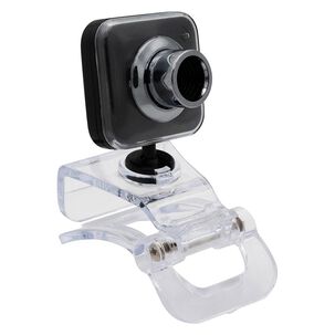 Webcam Usb Con Micr&oacute;fono Y Anclaje Universal Vga 480p X28