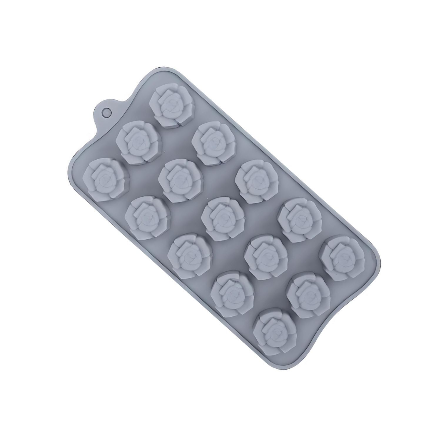 Molde De Silicona 10x20cm Para Hornear Dise&ntilde;o Mini Rosas image number 0.0