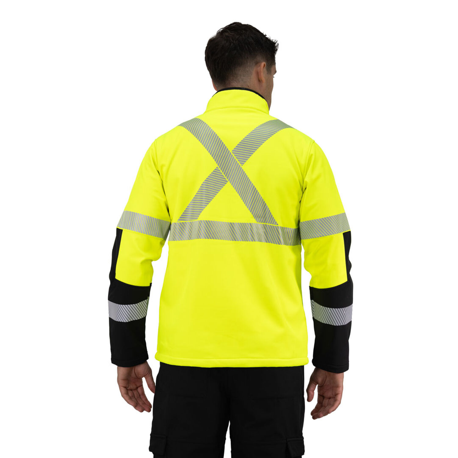 Chaqueta Softshell Hw Oklan Amarillo Fluor image number 3.0