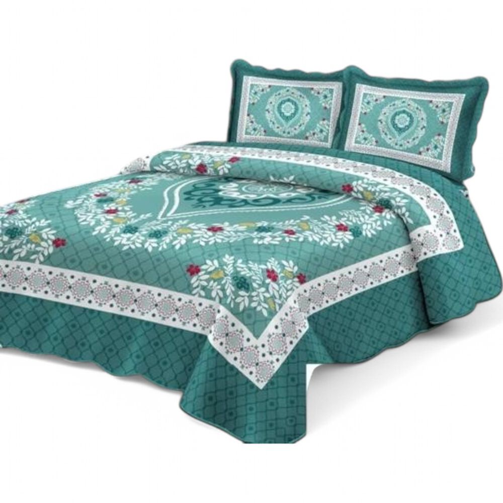 Cubrecama De Verano 2 Plazas Quilt + 2 Fundas De Almohada Cobertor Delgado Qvr2-89 image number 0.0