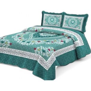 Cubrecama De Verano 2 Plazas Quilt + 2 Fundas De Almohada Cobertor Delgado Qvr2-89