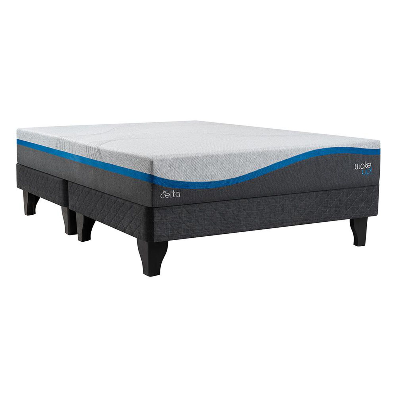 Cama Europea Celta Wake Up / 2 Plazas / Base Dividida image number 0.0