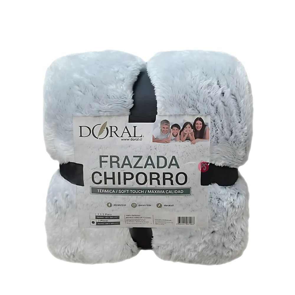 Frazada Chiporro Two Tones 2 Plazas Tonos Claros - Ps image number 1.0