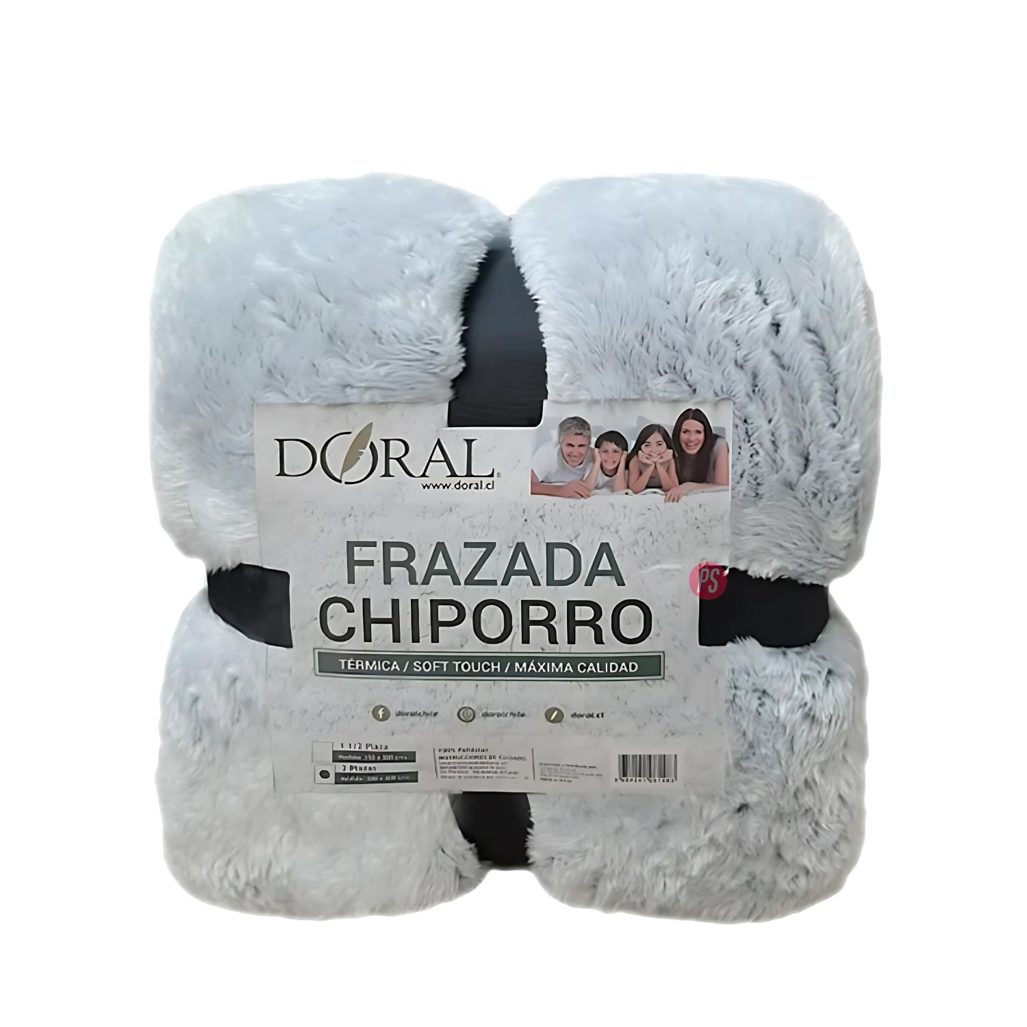 Frazada Chiporro Two Tones 2 Plazas Tonos Claros - Ps image number 1.0