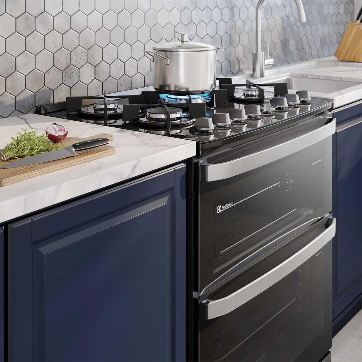 Cocina A Gas Electrolux F5edb 5 Quemadores image number 11.0