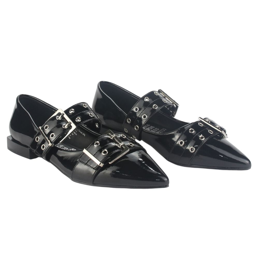 Ballerina Chalada Mujer Slik-2 Negro Casual image number 8.0
