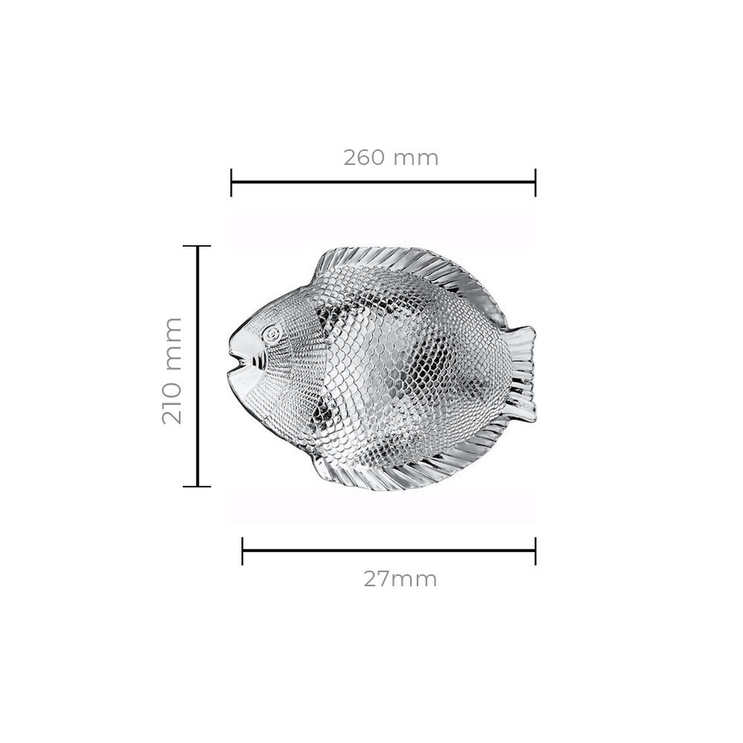 Set De 6 Plato Marine 260*210 Mm. Mediano image number 2.0