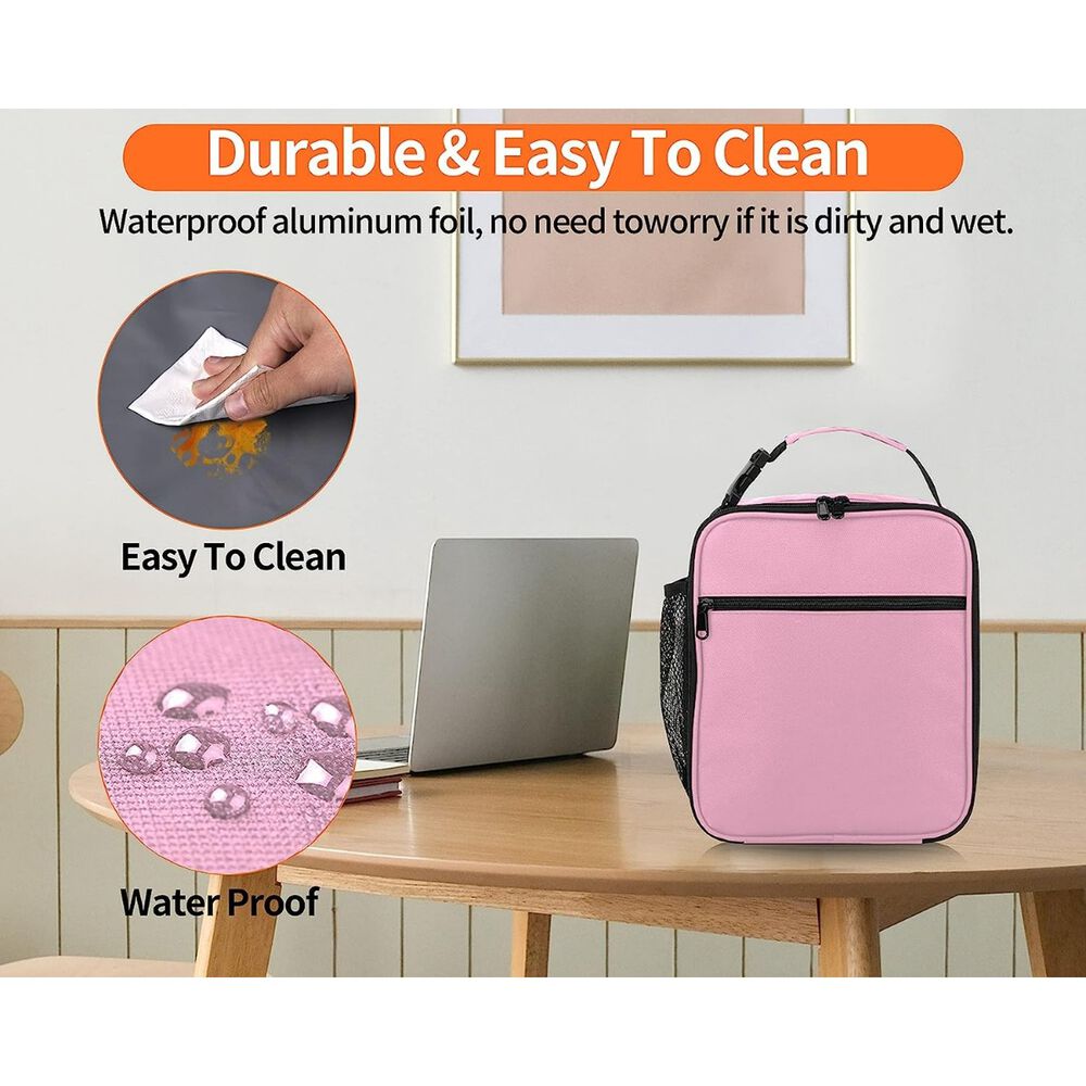 Lonchera Térmica Portátil Rosa Para Hombre Y Mujer image number 1.0