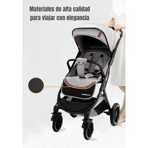Coche De Paseo Con Cubre Pies Lubabycas Negro