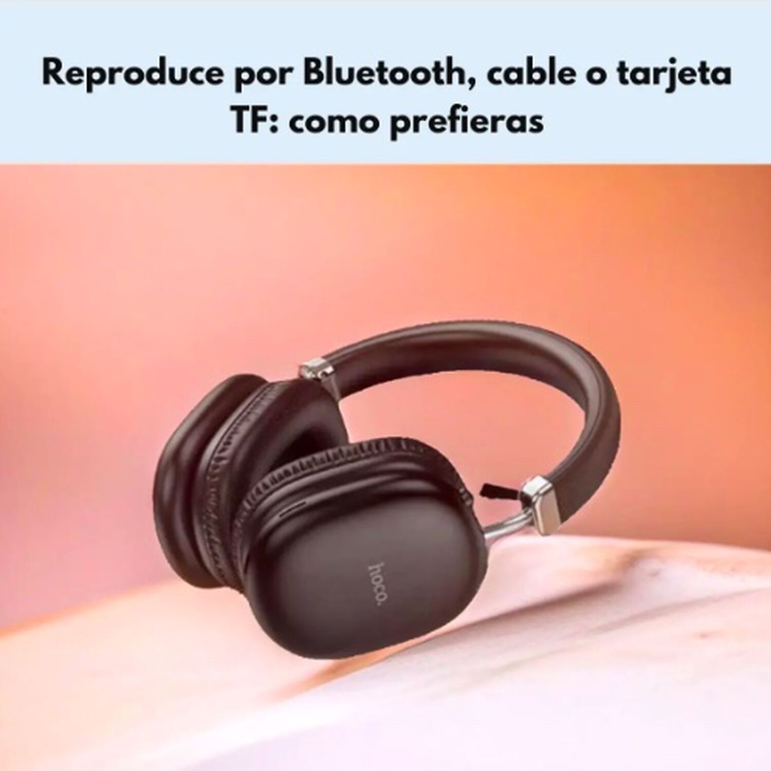 Aud&iacute;fonos Bluetooth Celeste image number 4.0