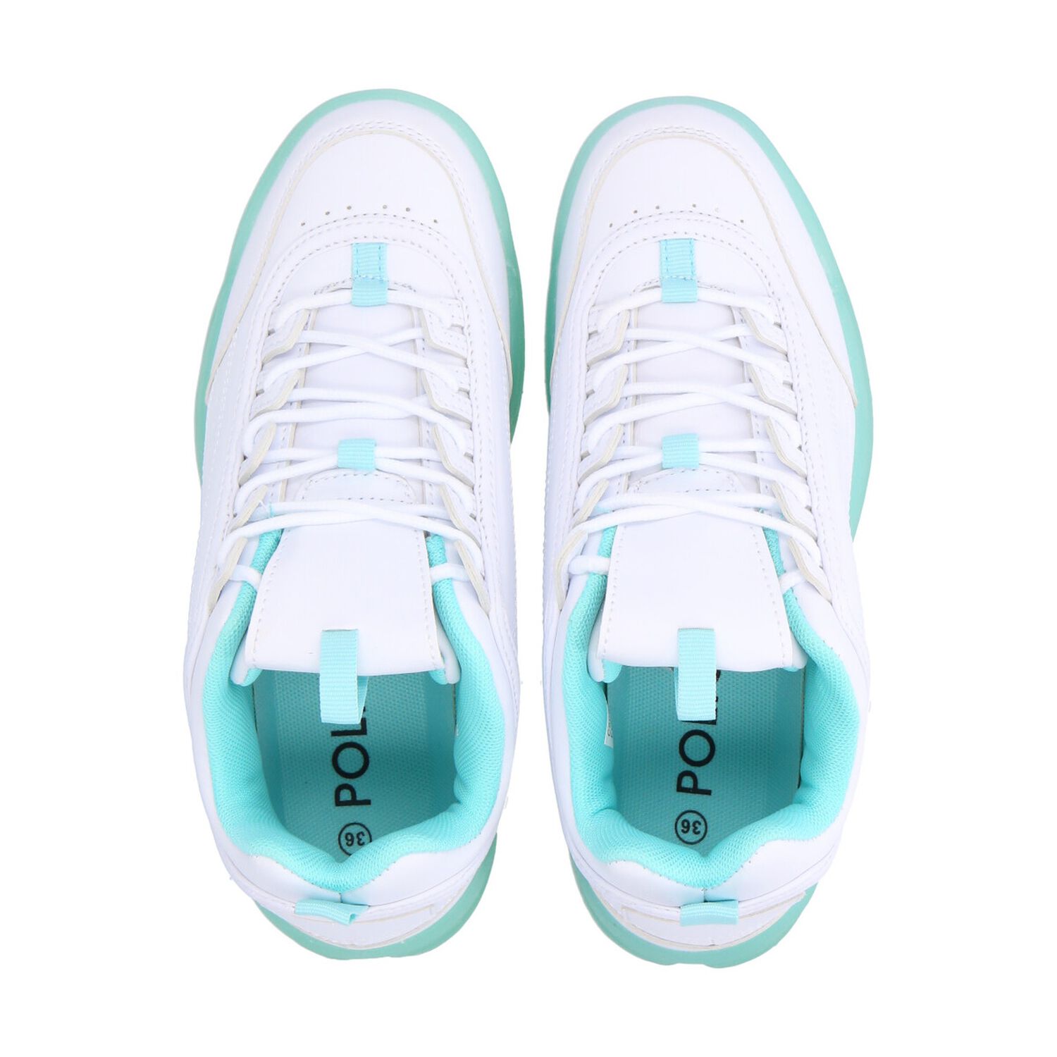 Zapatilla Urbana Mujer Blanco/verde Amalia Police image number 1.0