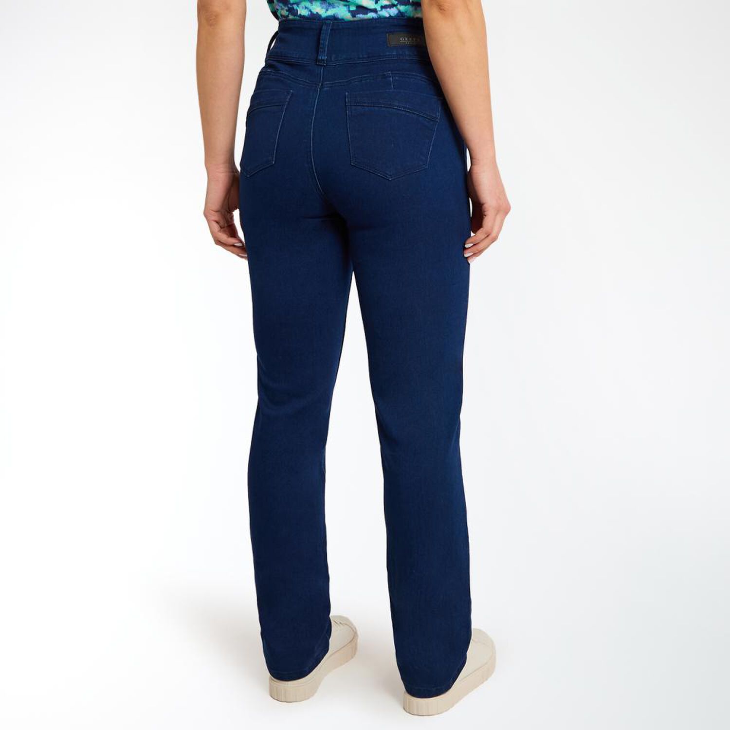 Jeans Tiro Alto Push Up Mujer Geeps image number 3.0