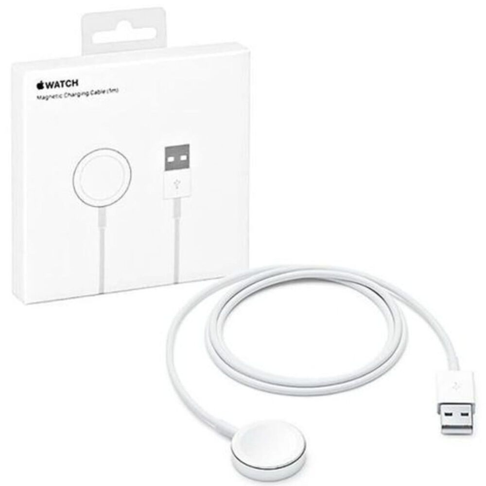 Cargador Magn&eacute;tico Compatible Reloj Apple Watch Usb Tipo C 1m Blanco image number 1.0