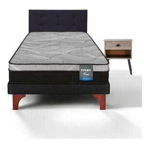 Cama Europea Flex Dream Pro / 1.5 Plazas + Set De Maderas