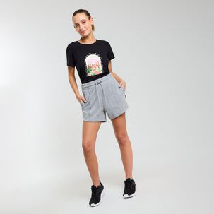 Short Deportivo Liso Tiro Medio Regular Mujer Wetland