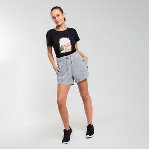 Short Deportivo Liso Tiro Medio Regular Mujer Wetland