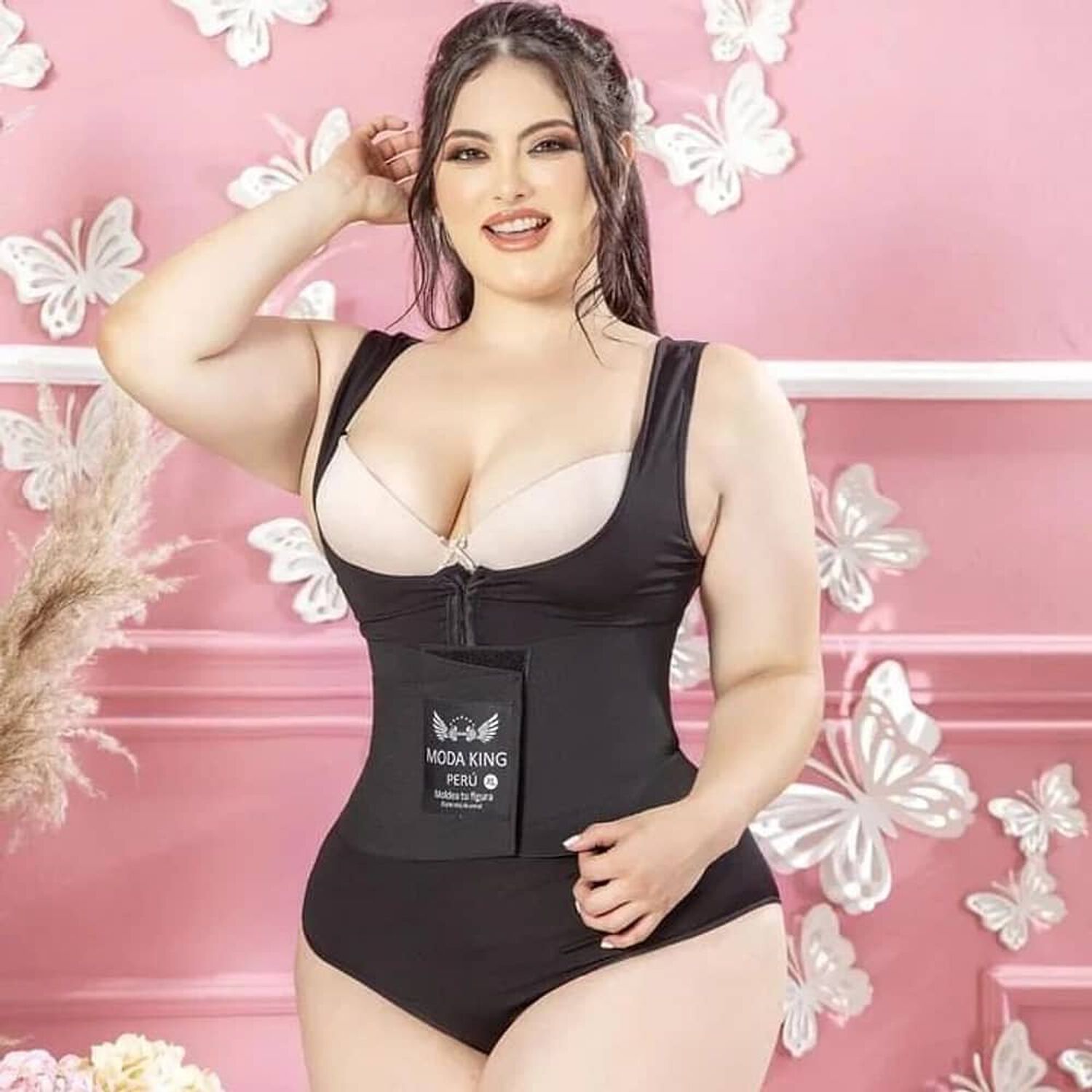 Faja Body Moda King Originales Reloj De Arena Negra image number 6.0
