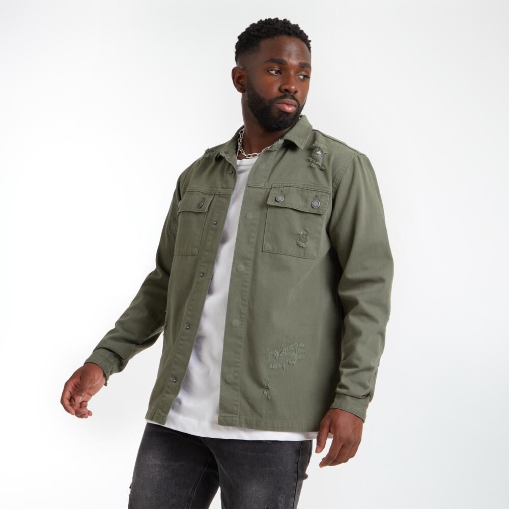 Chaqueta Denim Slim Hombre Rolly Go image number 2.0