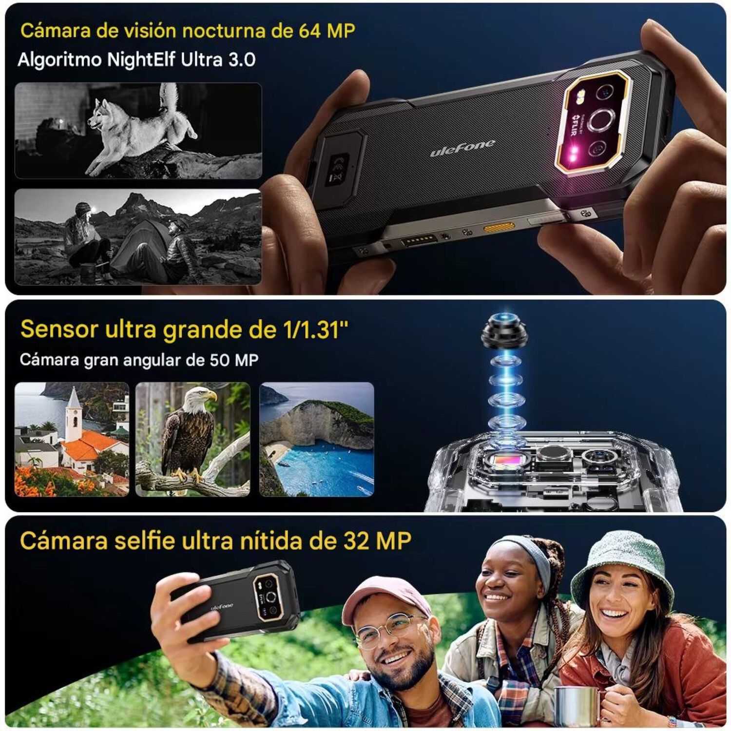 Ulefone Armor 27t | T&eacute;rmica Flir, Visi&oacute;n Nocturna Y 10600mah image number 6.0